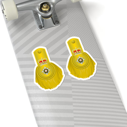 British Army Col1810 1855 (United Kingdom) (Military Rank) STICKER Vinyl Kiss-Cut Decal