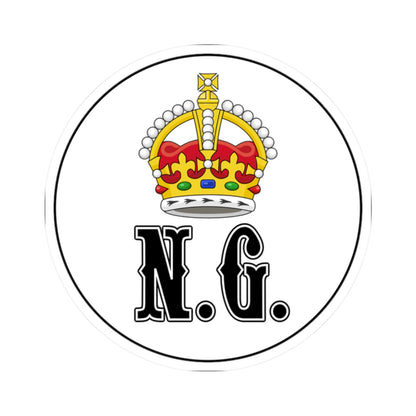 Badge of the New Guinea Protectorate 1884-1888 (Guinea) (Coat of Arms) STICKER Vinyl Kiss-Cut Decal