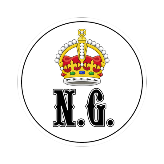 Badge of the New Guinea Protectorate 1884-1888 (Guinea) (Coat of Arms) STICKER Vinyl Kiss-Cut Decal