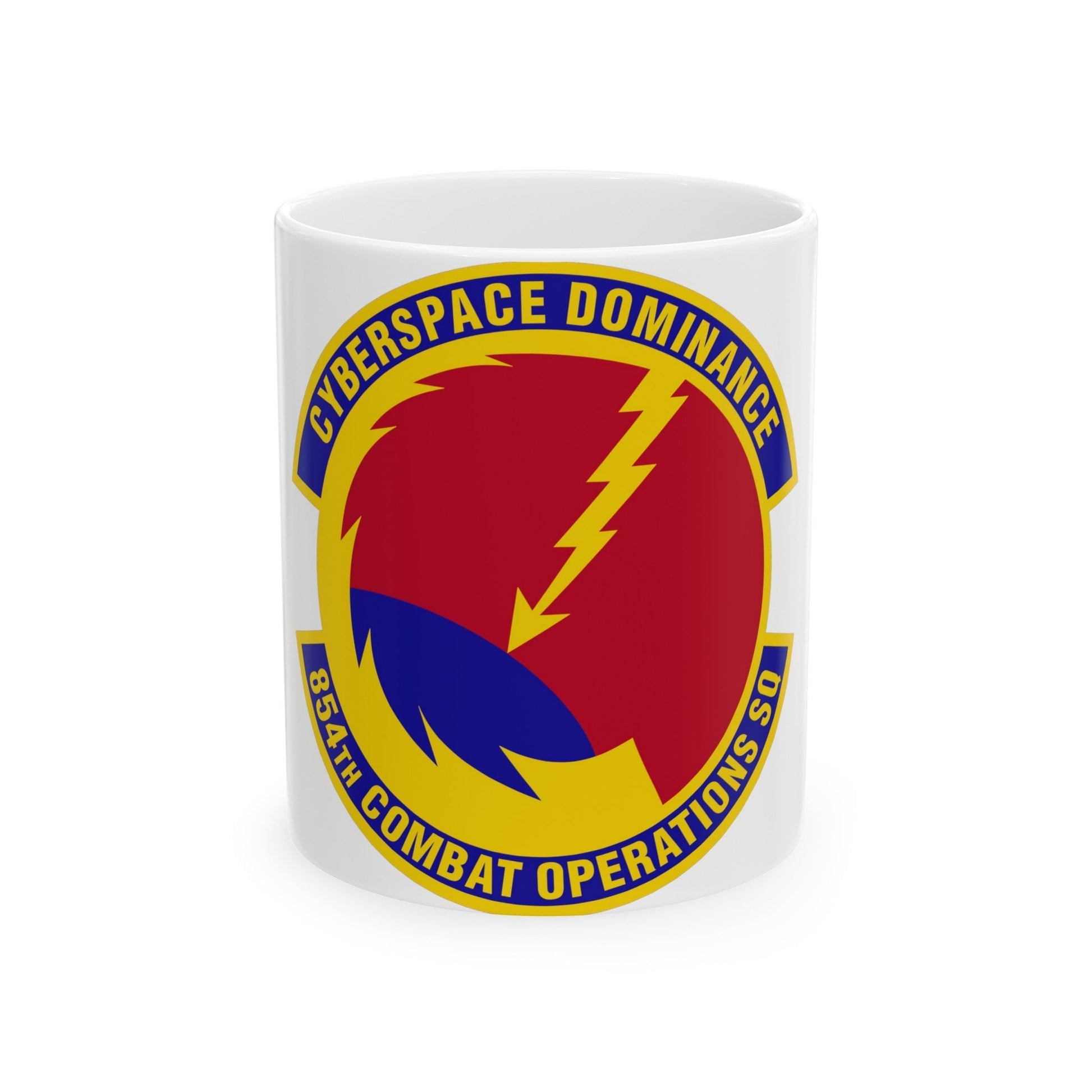 854 Combat Operations Squadron AFRC (U.S. Air Force) White Coffee Mug-11oz-The Sticker Space