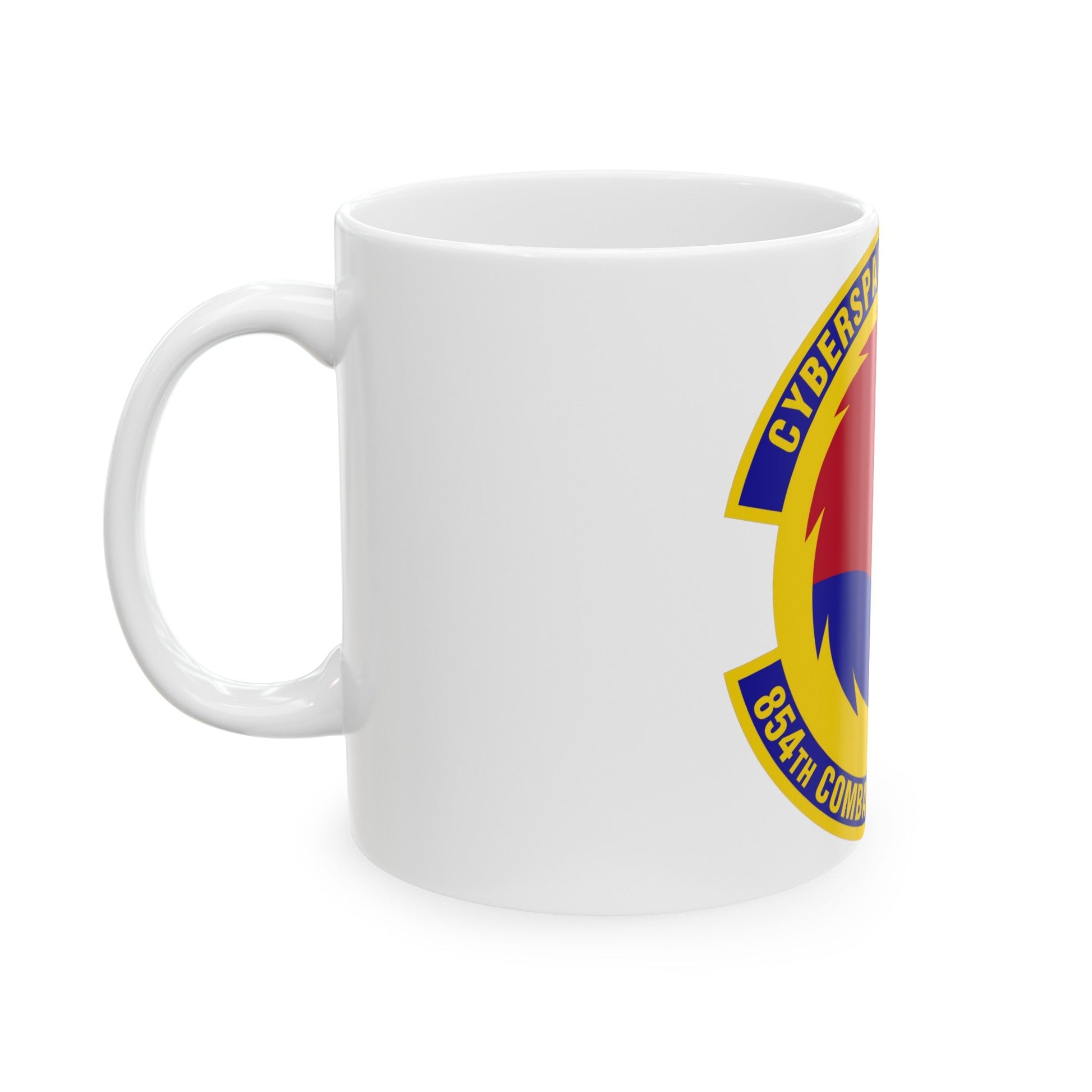 854 Combat Operations Squadron AFRC (U.S. Air Force) White Coffee Mug-The Sticker Space