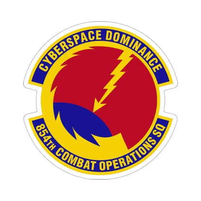 854 Combat Operations Squadron AFRC (U.S. Air Force) STICKER Vinyl Die-Cut Decal 3 Inch - The Sticker Space