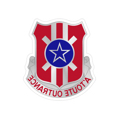 854 Engineer Battalion (U.S. Army) REVERSE PRINT Transparent STICKER-2 Inch-The Sticker Space