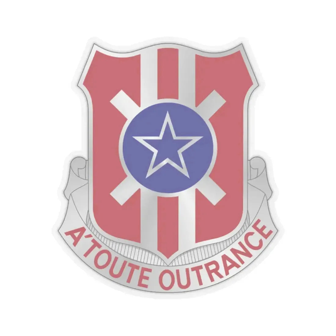 854 Engineer Battalion (U.S. Army) STICKER Vinyl Kiss-Cut Decal 2 Inch Transparent - The Sticker Space