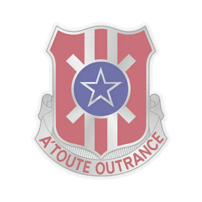 854 Engineer Battalion (U.S. Army) STICKER Vinyl Kiss-Cut Decal 2 Inch Transparent - The Sticker Space