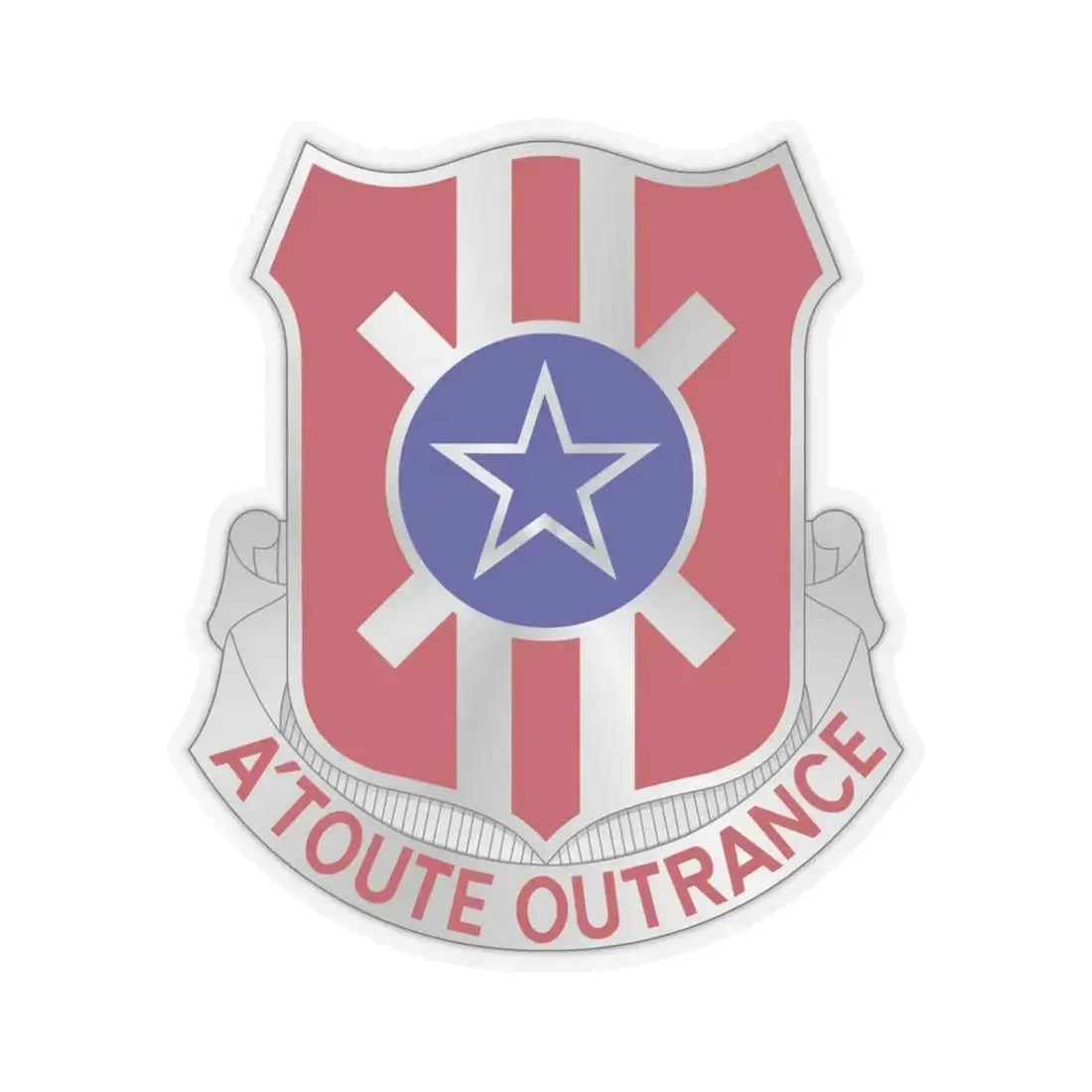 854 Engineer Battalion (U.S. Army) STICKER Vinyl Kiss-Cut Decal 3 Inch Transparent - The Sticker Space