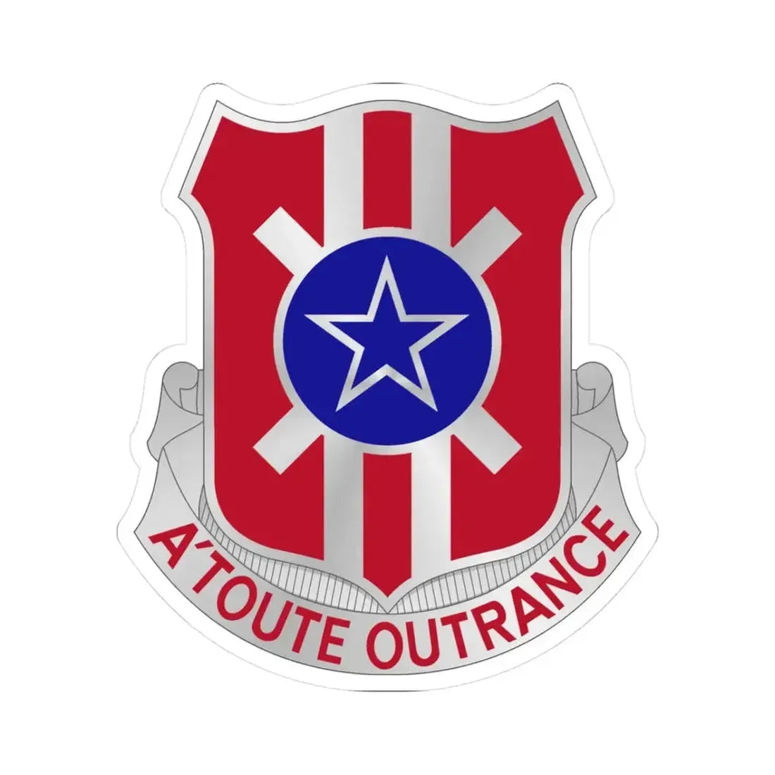 854 Engineer Battalion (U.S. Army) STICKER Vinyl Kiss-Cut Decal 3 Inch White - The Sticker Space