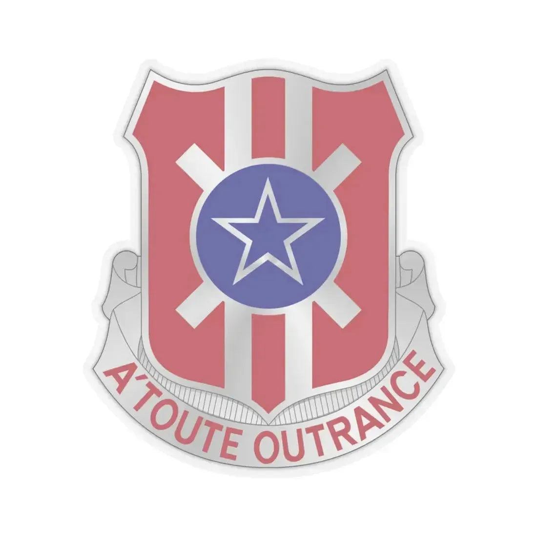 854 Engineer Battalion (U.S. Army) STICKER Vinyl Kiss-Cut Decal 6 Inch Transparent - The Sticker Space