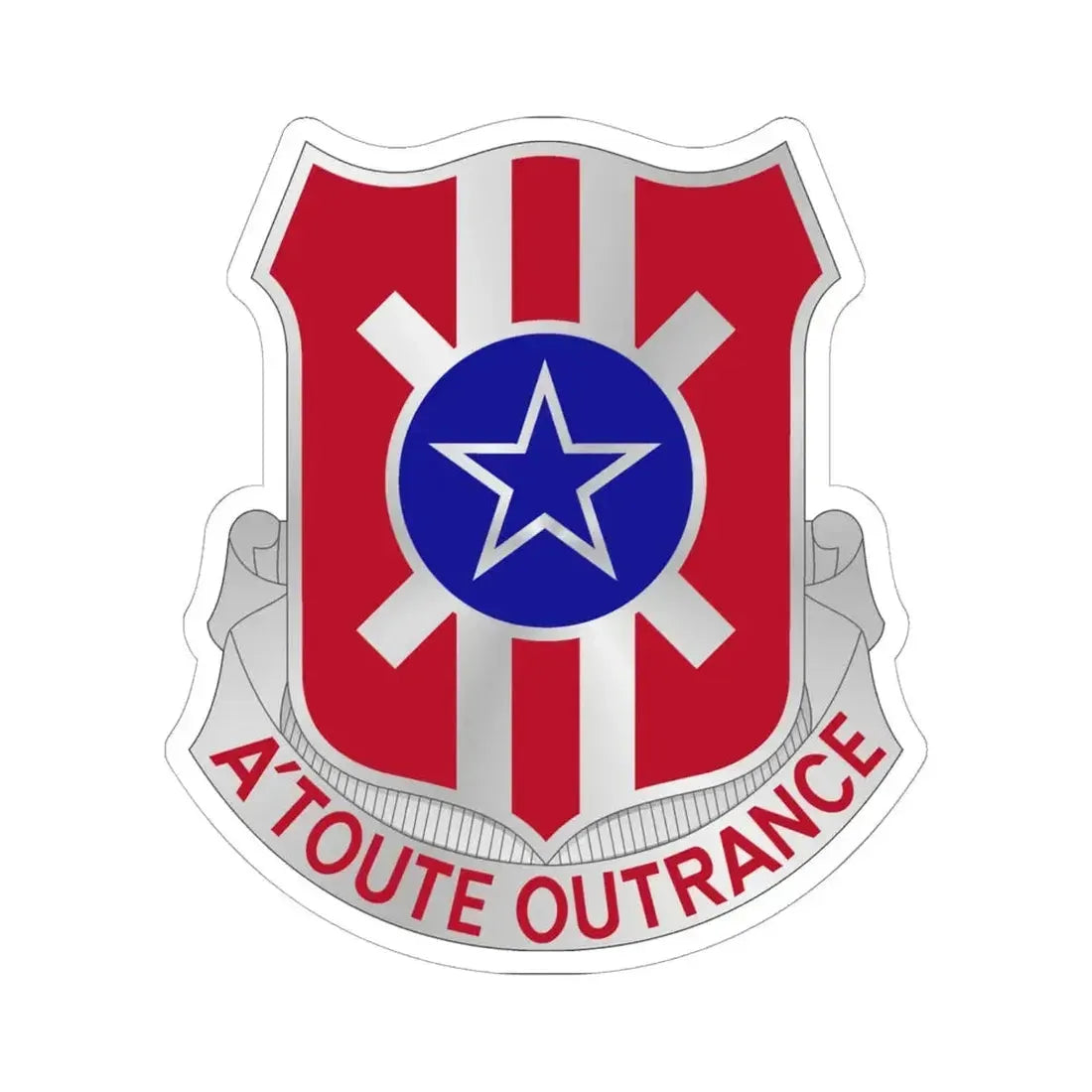 854 Engineer Battalion (U.S. Army) STICKER Vinyl Kiss-Cut Decal 6 Inch White - The Sticker Space