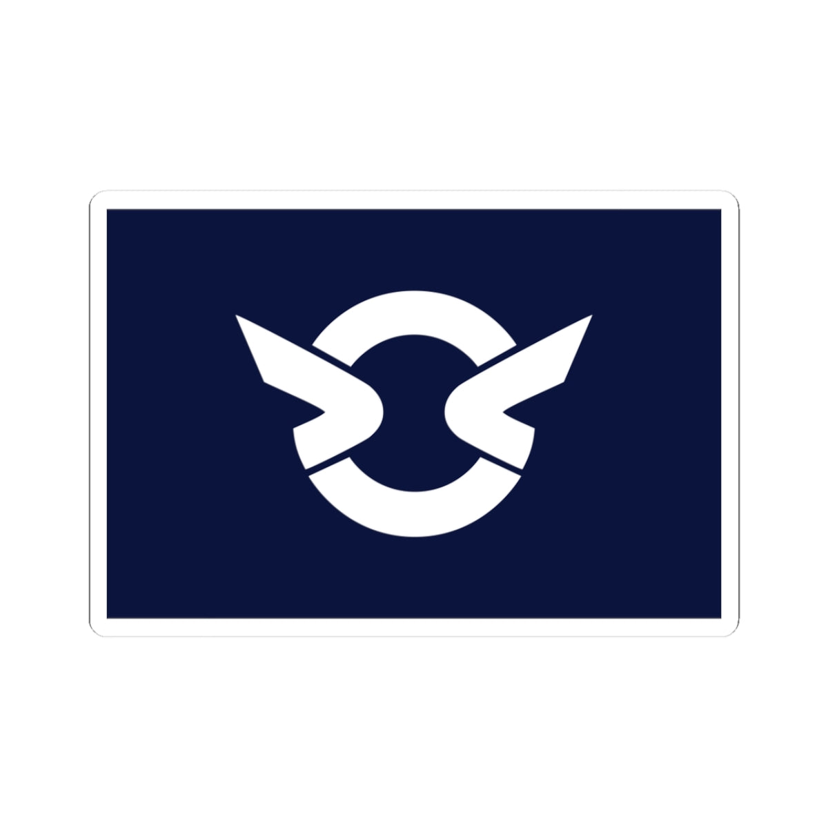 Flag of Kushima Miyazaki (Japan) STICKER Vinyl Kiss-Cut Decal