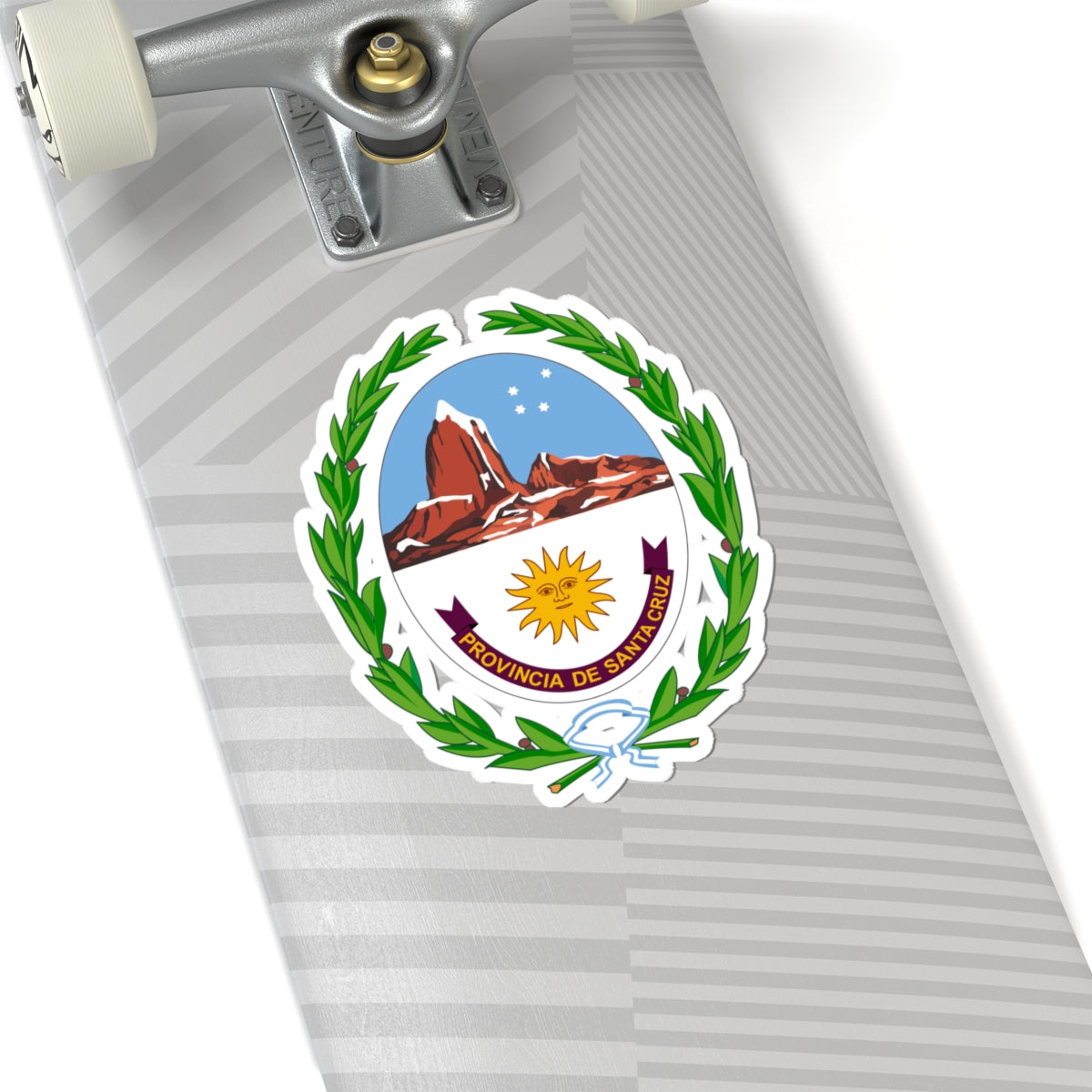 Coat of Arms Santa Cruz Argentina - STICKER Vinyl Kiss-Cut Decal