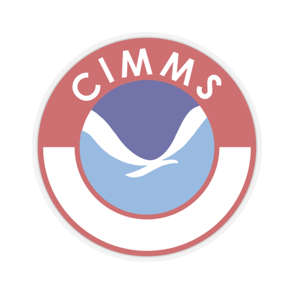 Cooperative Institute for Mesoscale Meteorological Studies CIMMS - STICKER Vinyl Kiss-Cut Decal