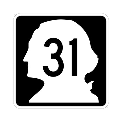 WA-31 (Washington) (Road Sign) STICKER Vinyl Kiss-Cut Decal