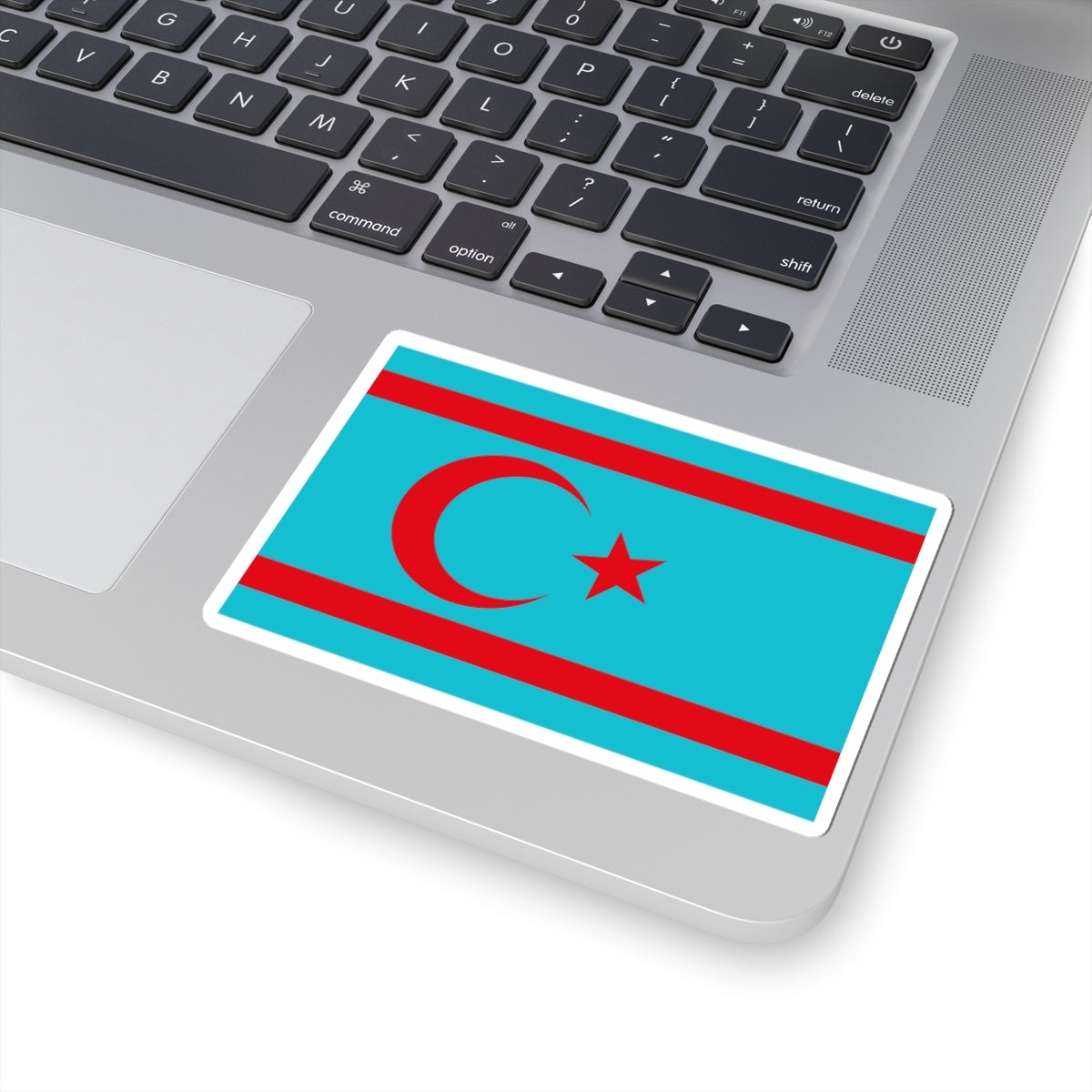 Flag of Syrian Turkmens (Syria) STICKER Vinyl Kiss-Cut Decal