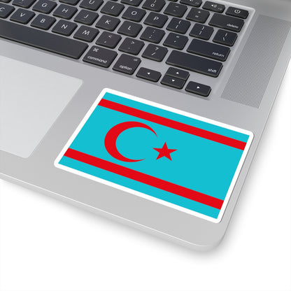 Flag of Syrian Turkmens (Syria) STICKER Vinyl Kiss-Cut Decal