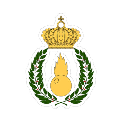 Artilleriets officershögskola vapen (Sweden) (Coat of Arms) STICKER Vinyl Kiss-Cut Decal