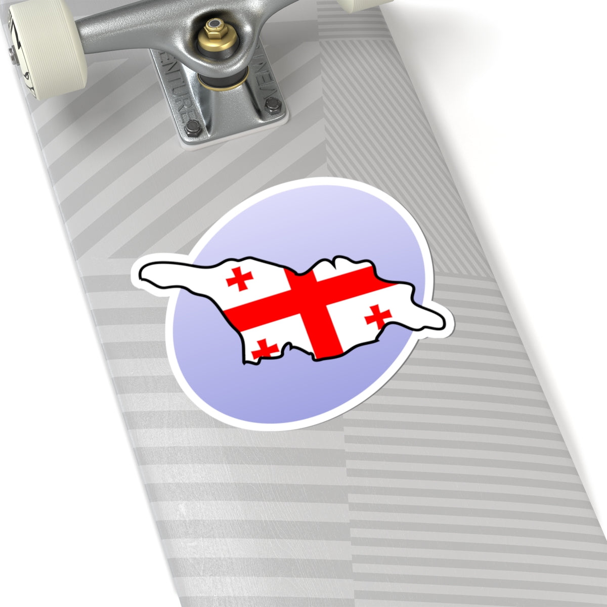 P Flag map of Georgia (Georgia) STICKER Vinyl Kiss-Cut Decal