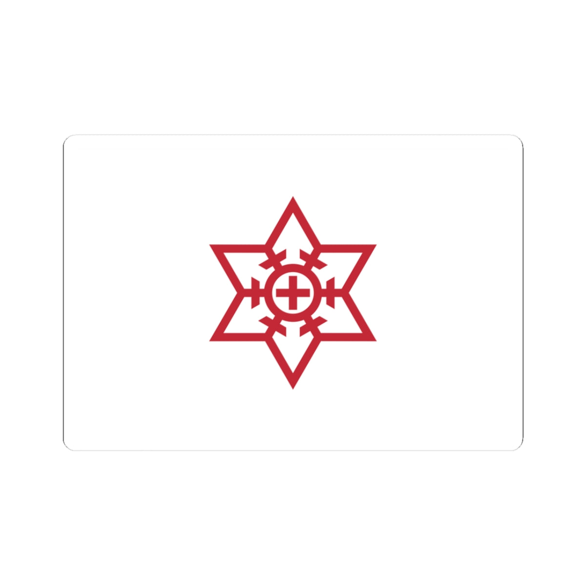 Flag of Omuta Fukuoka (Japan) STICKER Vinyl Kiss-Cut Decal