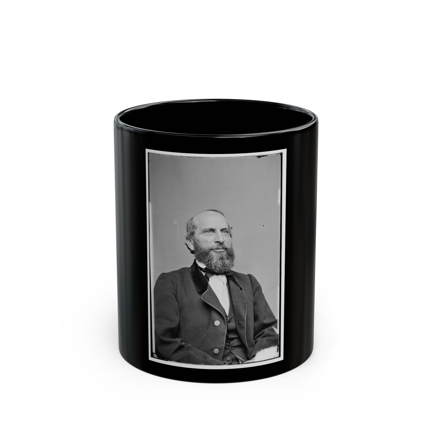 Portrait Of Attorney-General James Speed, Officer Of The United States Government (U.S. Civil War) Black Coffee Mug