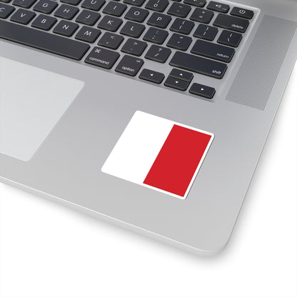 Flag of the Bishop of Sion (Switzerland) STICKER Vinyl Kiss-Cut Decal