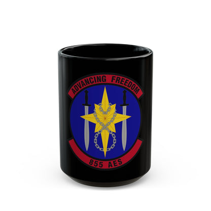 855th Air Expeditionary Squadron (U.S. Air Force) Black Coffee Mug-15oz-The Sticker Space