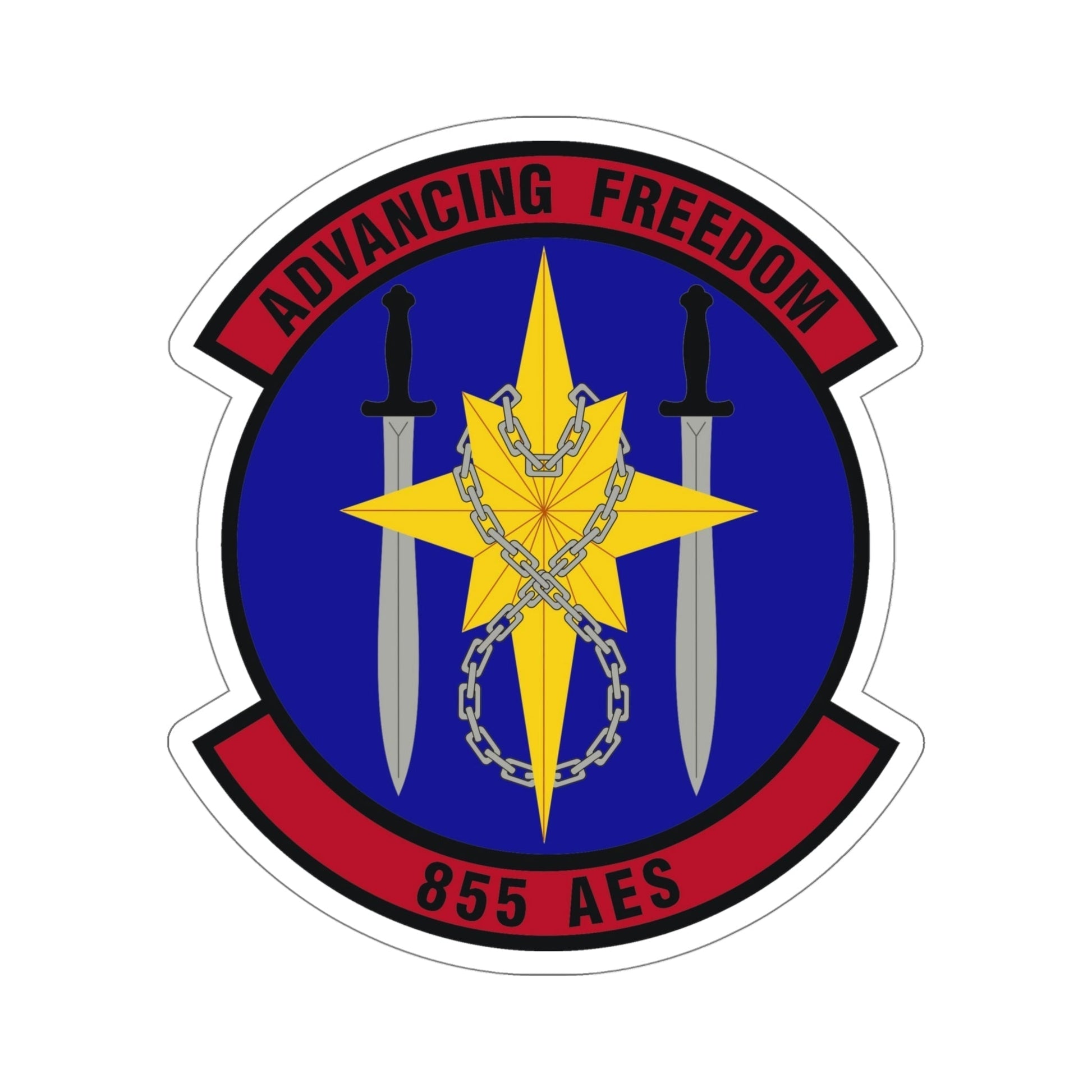 855th Air Expeditionary Squadron (U.S. Air Force) STICKER Vinyl Die-Cut Decal-5 Inch-The Sticker Space