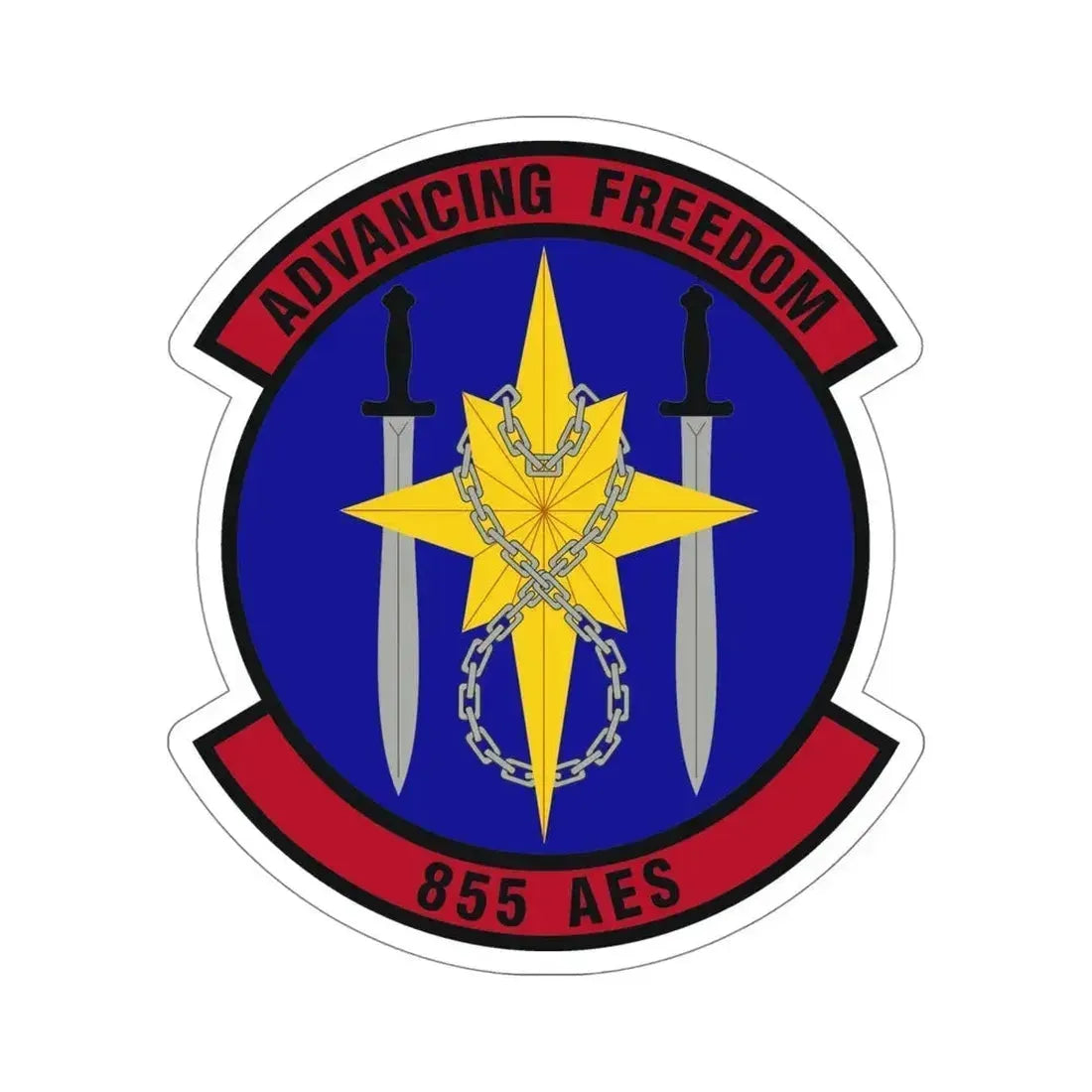 855th Air Expeditionary Squadron (U.S. Air Force) STICKER Vinyl Die-Cut Decal 5 Inch - The Sticker Space