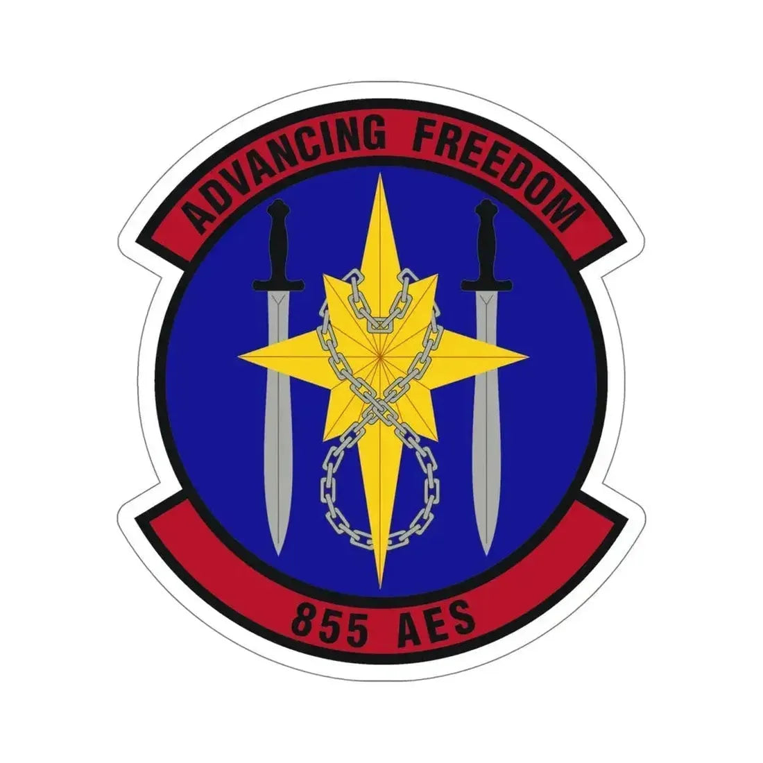 855th Air Expeditionary Squadron (U.S. Air Force) STICKER Vinyl Die-Cut Decal 6 Inch - The Sticker Space