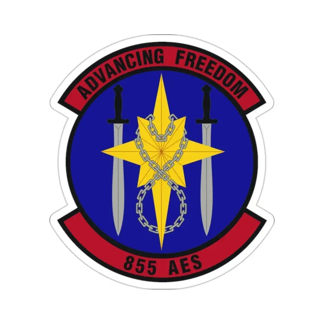 855th Air Expeditionary Squadron (U.S. Air Force) STICKER Vinyl Die-Cut Decal - The Sticker Space