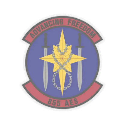 855th Air Expeditionary Squadron (U.S. Air Force) STICKER Vinyl Kiss-Cut Decal 2 Inch Transparent - The Sticker Space