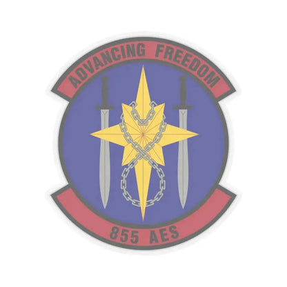 855th Air Expeditionary Squadron (U.S. Air Force) STICKER Vinyl Kiss-Cut Decal 4 Inch Transparent - The Sticker Space
