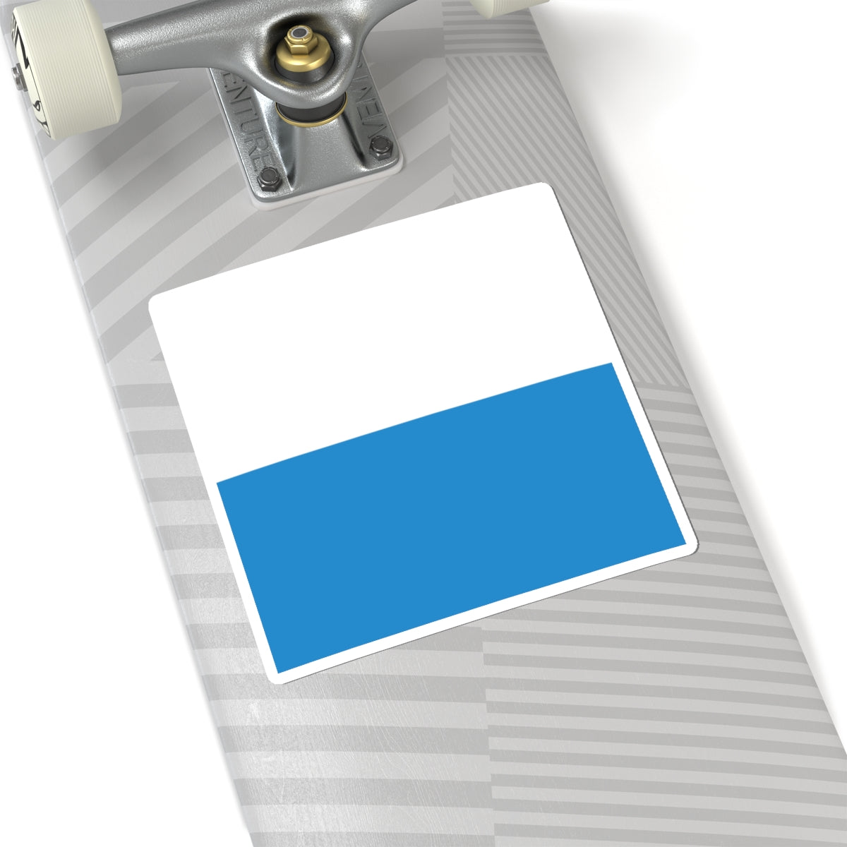 Flag of Canton of Lucerne (Switzerland) STICKER Vinyl Kiss-Cut Decal