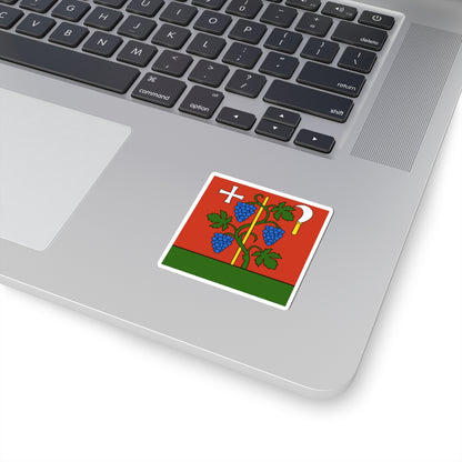 CHE Hongg Flag (Switzerland) STICKER Vinyl Kiss-Cut Decal