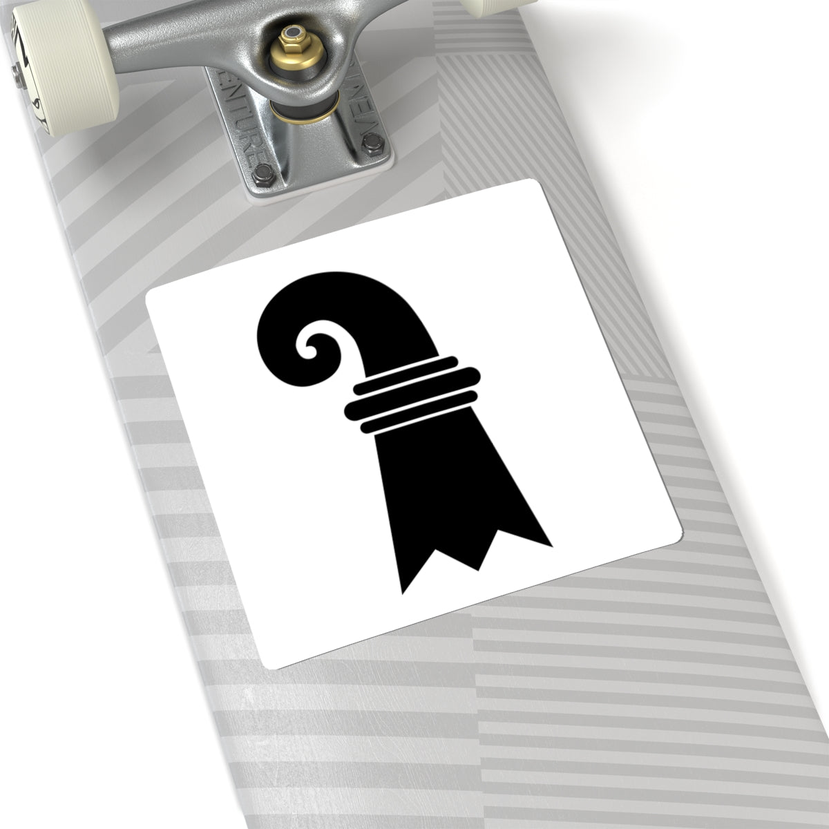 Flag of Canton of Basel Switzerland - STICKER Vinyl Kiss-Cut Decal