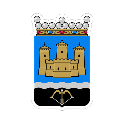 Savonlinna.vaakuna (Finland) (Coat of Arms) STICKER Vinyl Kiss-Cut Decal