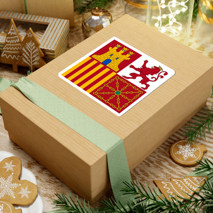 Naval jack of Spain (Spain) STICKER Vinyl Kiss-Cut Decal