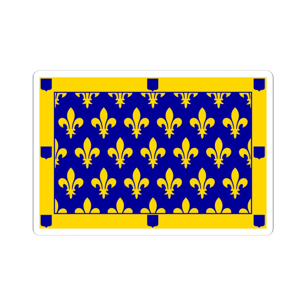 Flag of Ardeche (France) STICKER Vinyl Kiss-Cut Decal