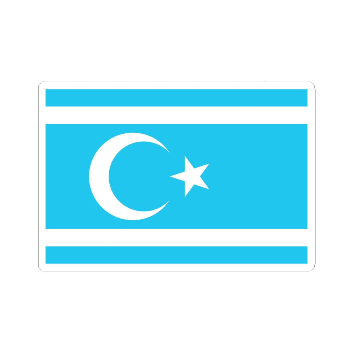 Flag of Iraq Turkmen FrontVEC (Iraq) STICKER Vinyl Kiss-Cut Decal
