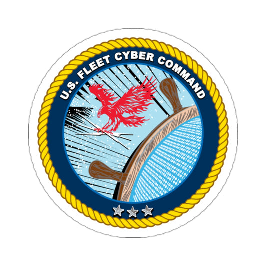 US Fleet Cyber Command (U.S. Navy) STICKER Vinyl Kiss-Cut Decal