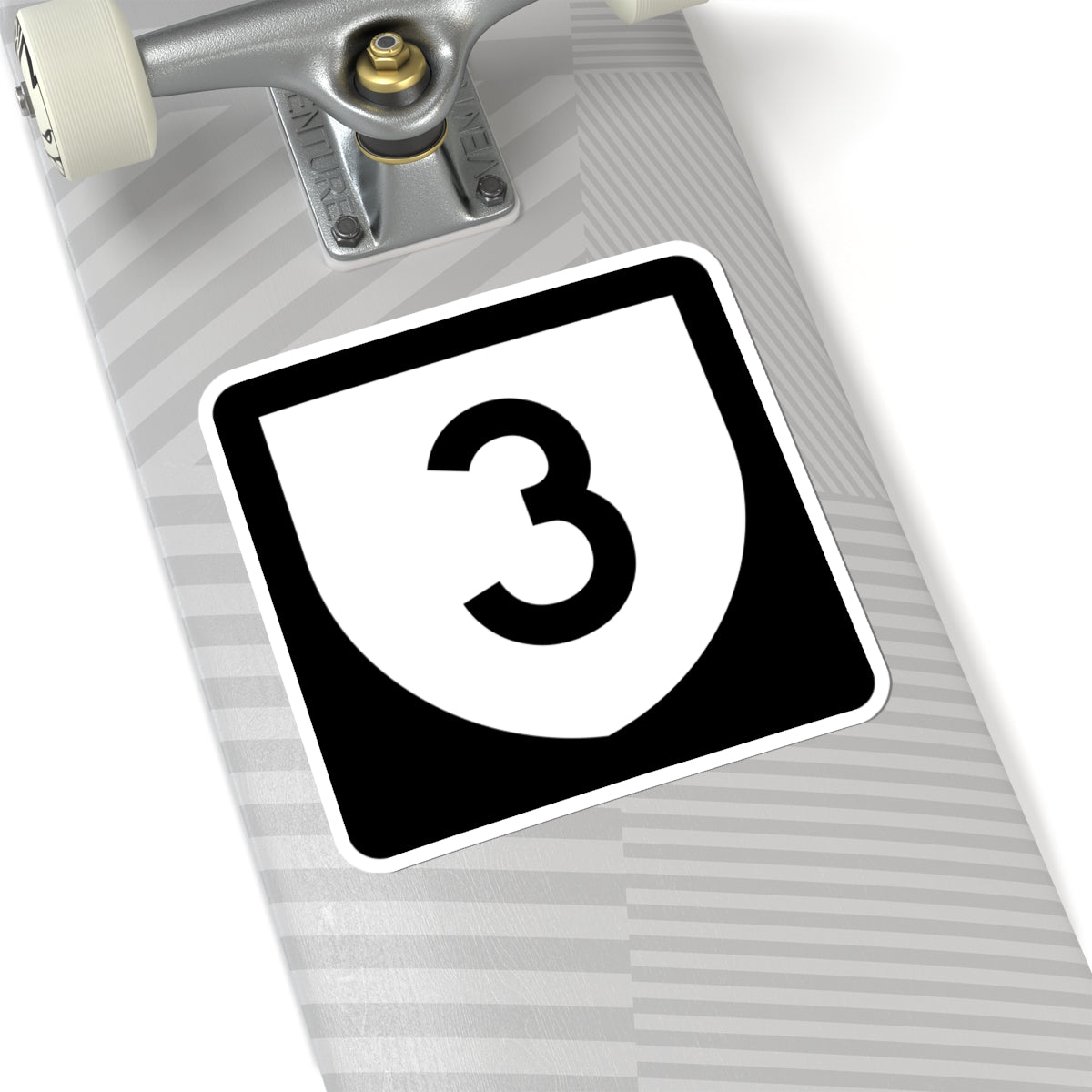PR urban primary 3 (Puerto Rico) (Road Sign) STICKER Vinyl Kiss-Cut Decal