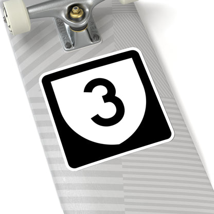 PR urban primary 3 (Puerto Rico) (Road Sign) STICKER Vinyl Kiss-Cut Decal