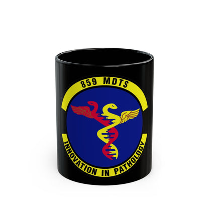 859th Diagnostics and Therapeutics Squadron (U.S. Air Force) Black Coffee Mug-11oz-The Sticker Space