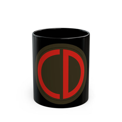 85th Division SSI (U.S. Army) Black Coffee Mug-11oz-The Sticker Space