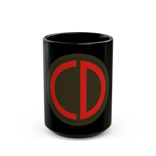 85th Division SSI (U.S. Army) Black Coffee Mug-15oz-The Sticker Space