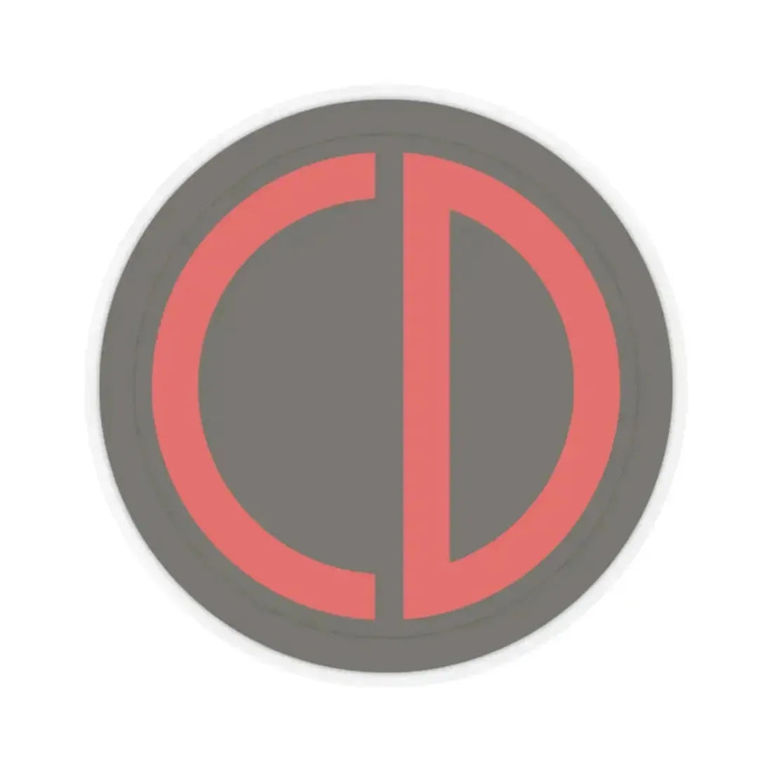 85th Division SSI (U.S. Army) STICKER Vinyl Kiss-Cut Decal 2 Inch Transparent - The Sticker Space