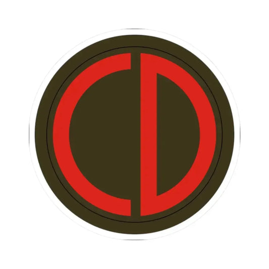 85th Division SSI (U.S. Army) STICKER Vinyl Kiss-Cut Decal 2 Inch White - The Sticker Space