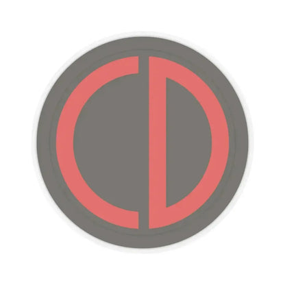 85th Division SSI (U.S. Army) STICKER Vinyl Kiss-Cut Decal 4 Inch Transparent - The Sticker Space