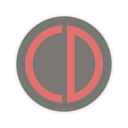 85th Division SSI (U.S. Army) STICKER Vinyl Kiss-Cut Decal 6 Inch Transparent - The Sticker Space