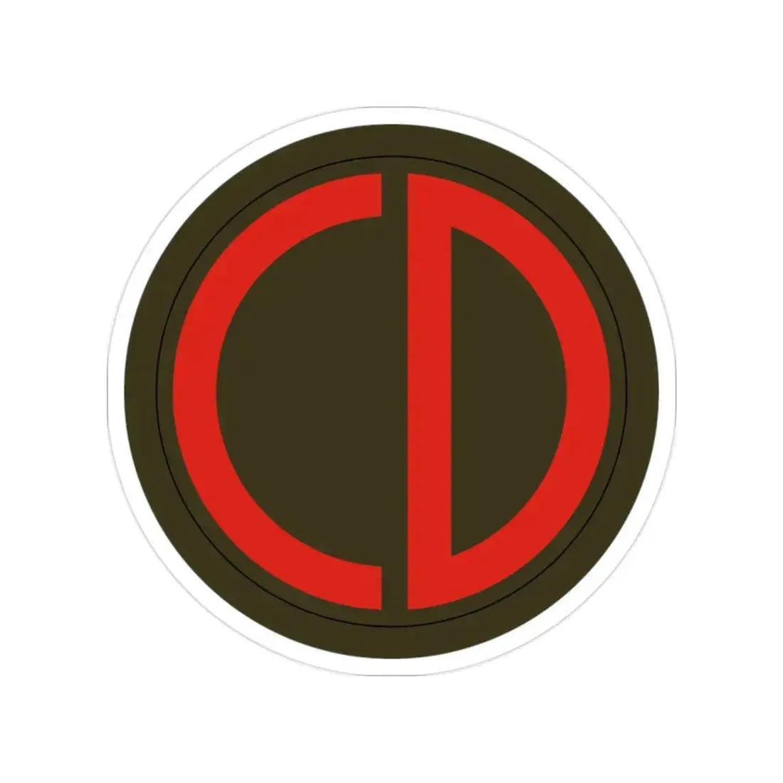 85th Division SSI (U.S. Army) Transparent STICKER Die-Cut Vinyl Decal 2 Inch - The Sticker Space