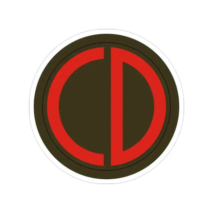 85th Division SSI (U.S. Army) Transparent STICKER Die-Cut Vinyl Decal 2 Inch - The Sticker Space